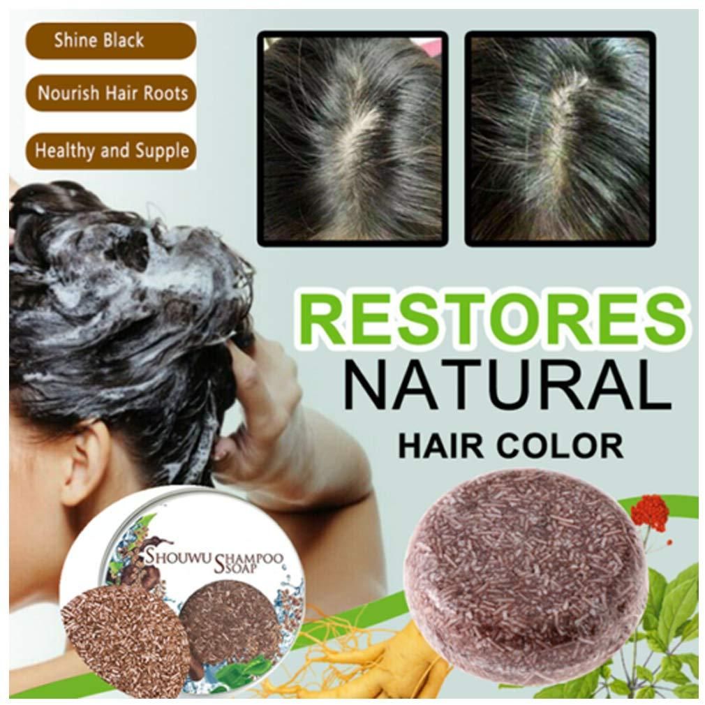 🔥Organic Grey Reverse Shampoo Bar-Natural Organic Conditioner and Repair Care🍀🌿