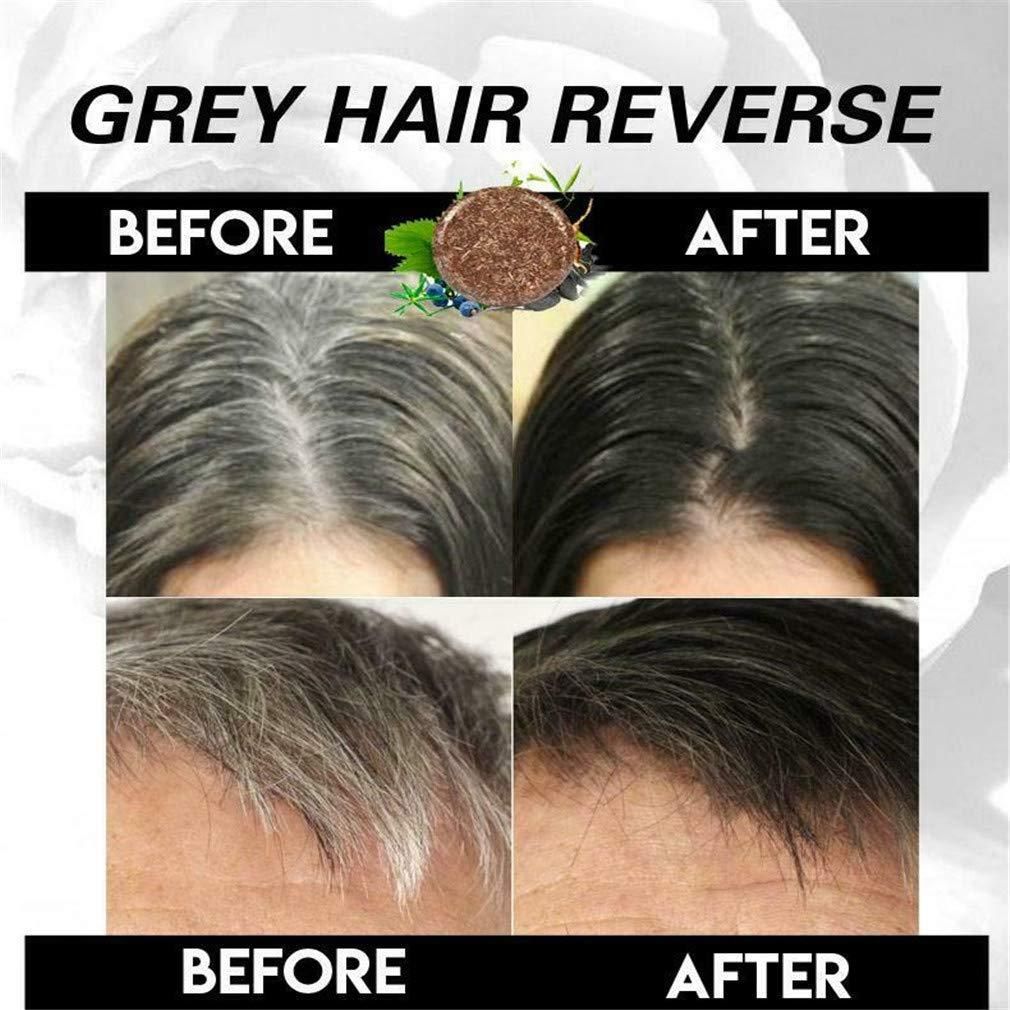 🔥Organic Grey Reverse Shampoo Bar-Natural Organic Conditioner and Repair Care🍀🌿